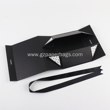 Custom Black Box with Magnetic Closure for Gifts